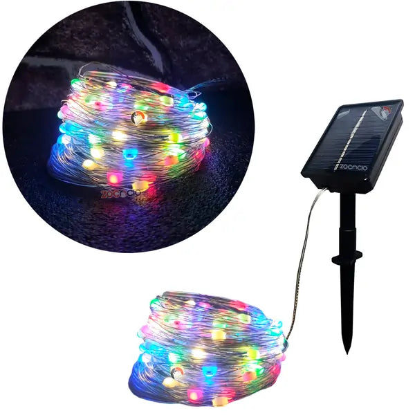 LuzMágica Solar® – Guirnalda Multicolor LED