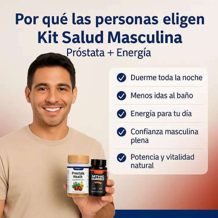 Kit Salud Masculina – Próstata + Energía | Recupera tu Fuerza y Control