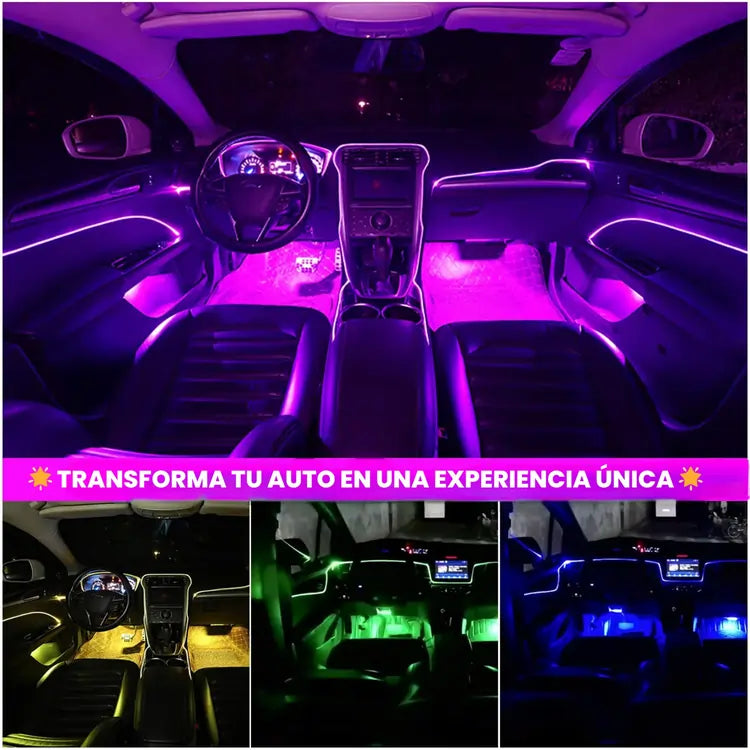 Kit Luces Led Carro AutoGlow™ – De Aburrido a Espectacular 🔥🚗