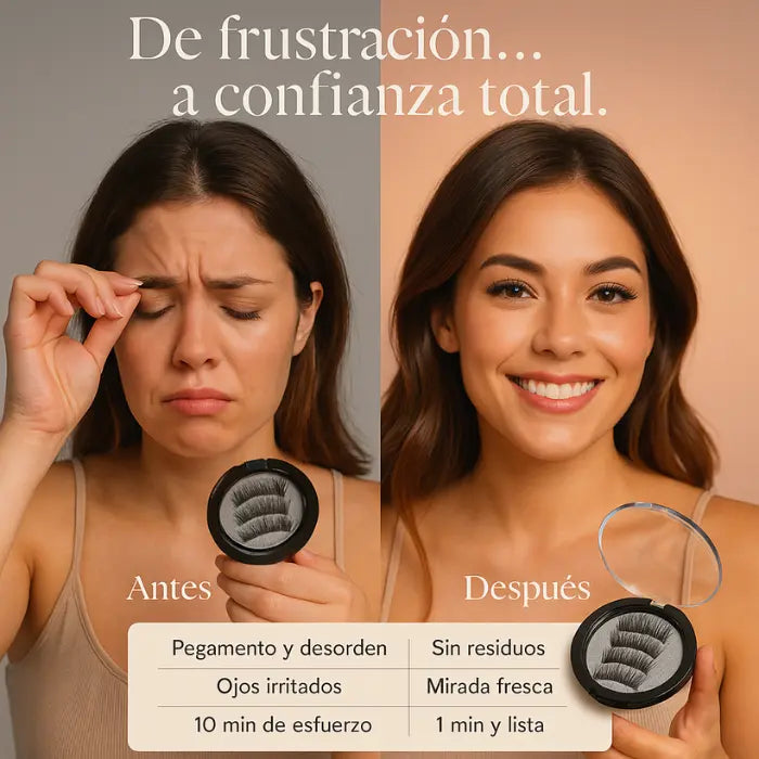 Pestañas Magnéticas GlamMag™ + Aplicador de Pestañas Gratis