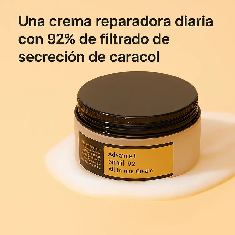Cosrx® Baba de Caracol 92% | Crema Facial Todo en Uno