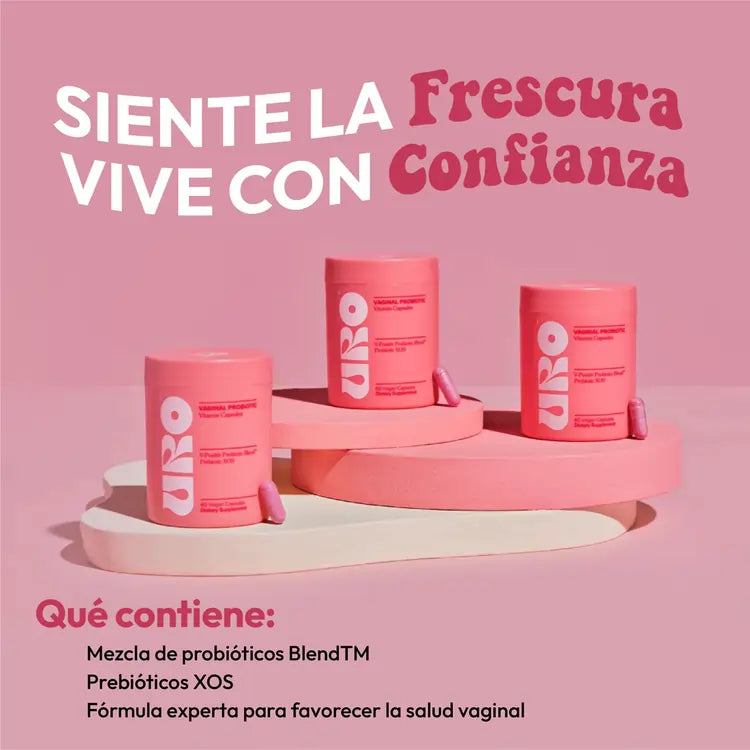 URO Vaginal Probiotics x 60 Cápsulas – Llévate 2 por el precio de 1 💞