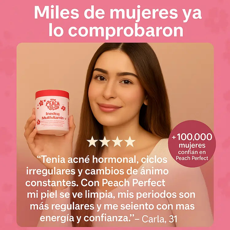 Peach Perfect Balance Hormonal | Regula tu Ciclo y Recupera tu Piel
