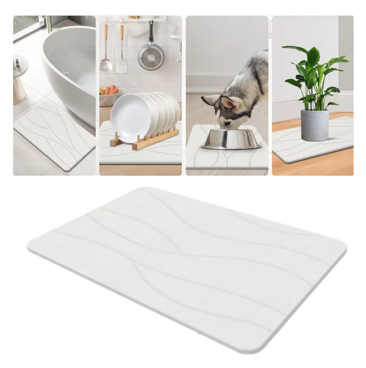 SafeDry™ Kit – Tapete Piedra Ultra Absorbente + Barra de Seguridad Antideslizante 💦❌