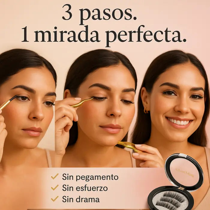 Pestañas Magnéticas GlamMag™ + Aplicador de Pestañas Gratis