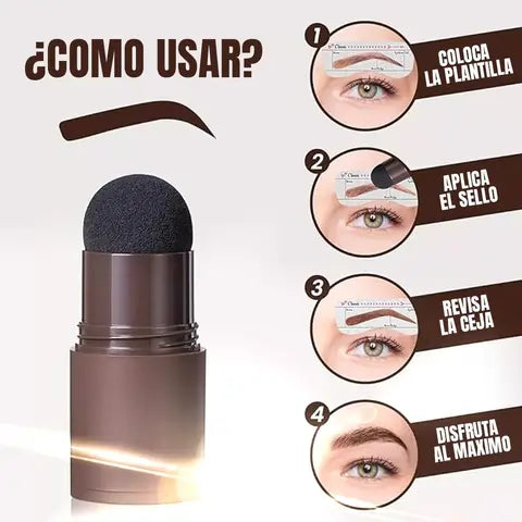 Maybelucky™ | Kit de Cejas Perfectas + 3 Plantillas y Pinceles GRATIS