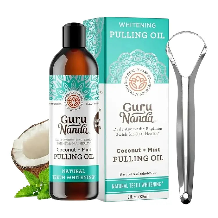 GuruNanda® Detox Bucal Natural + Raspador GRATIS | Recupera Tu Sonrisa