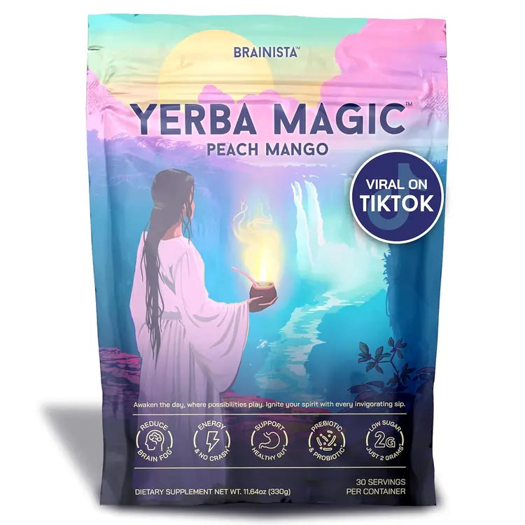 Yerba Magic® by Brainista | Bebida Natural para Energía, Enfoque y Digestión Saludable