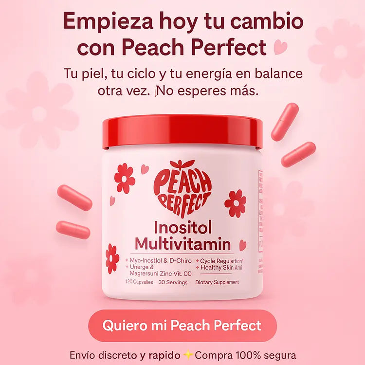 Peach Perfect Balance Hormonal | Regula tu Ciclo y Recupera tu Piel