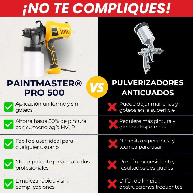 Pistola Pintura PaintMaster® | Pinta en segundos, sin esfuerzo