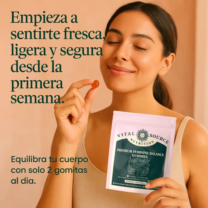 Gomitas Vital Source® Balance Femenino | Siéntete Limpia, Sexy y Segura