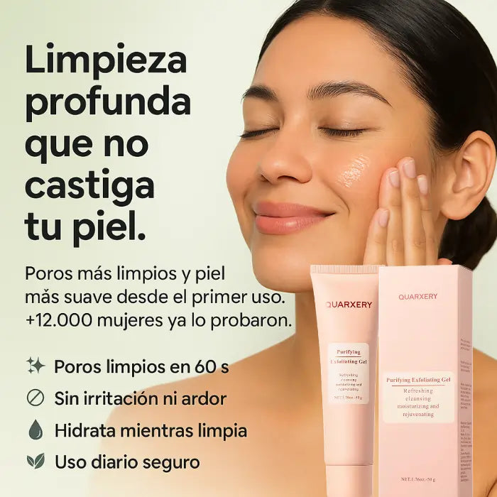 Exfoliante Avanzado Quarxery | Limpieza Profunda que Renueva tu Piel