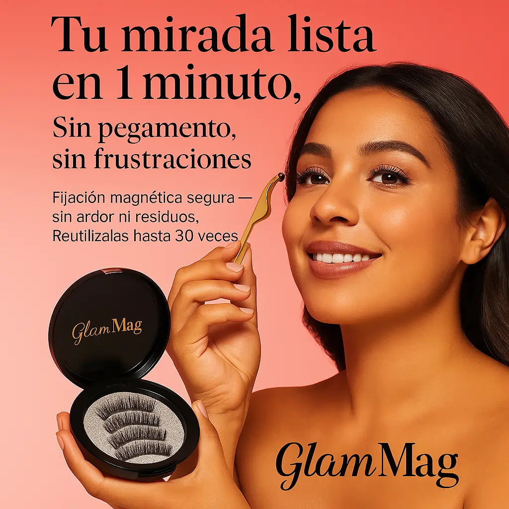 GlamMag™ | Pestañas Magnéticas + Guía de Maquillaje GRATIS