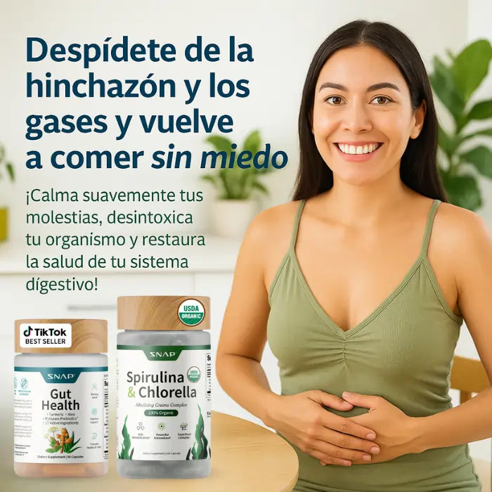 Kit Salud Intestinal 2 en 1 | Alivio Real para Hinchazón, Gases y Dolor