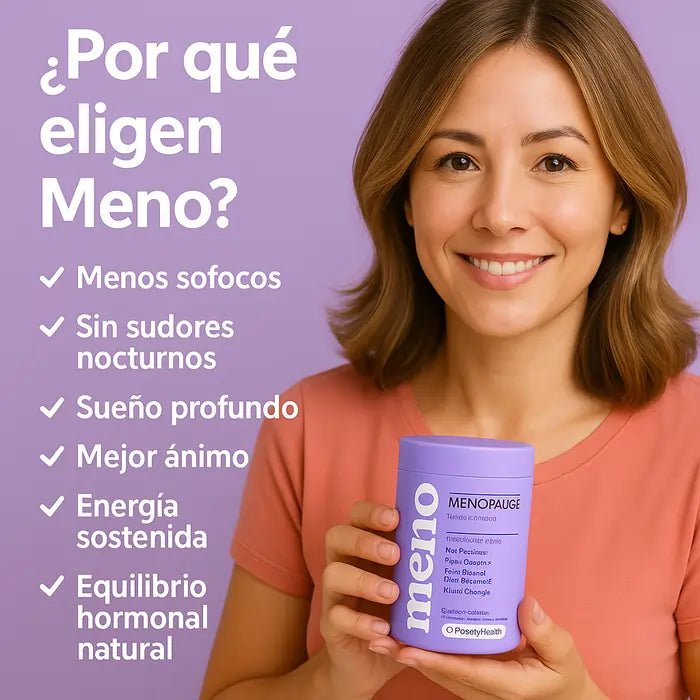 Meno | Controla la Menopausia y sus Síntomas de Forma Natural