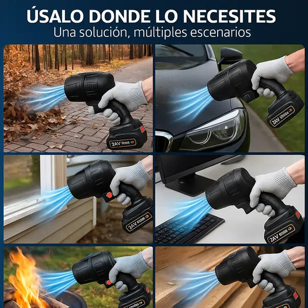 Soplador Inalámbrico PowerJet® | Limpia y Trabaja Sin Esfuerzo