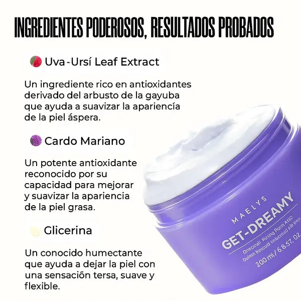 Get Dreamy – Crema Reafirmante Nocturna | Despierta con tu Piel Renovada
