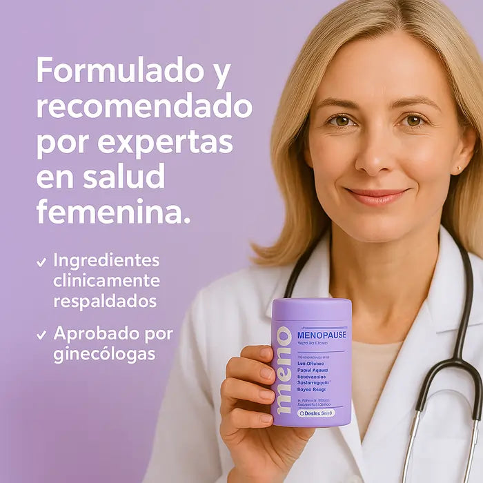 Meno | Controla la Menopausia y sus Síntomas de Forma Natural