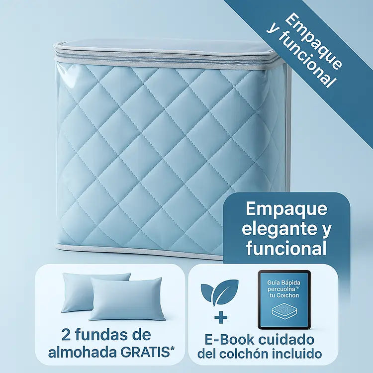 Protector de Colchón Premium | Antifluidos y Antimanchas + Fundas Almohada GRATIS