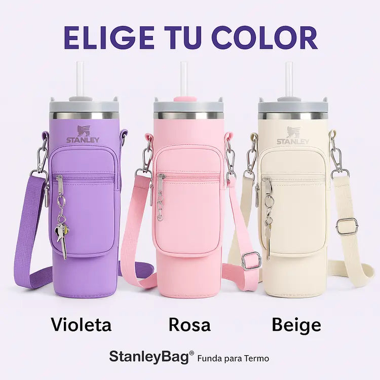 StanleyBag® Funda para Termo Stanley | Protege tu Botella. Refleja tu Estilo