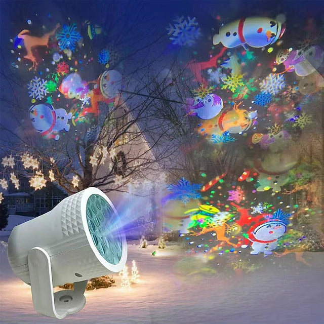 Mini Proyector De Figuras Navideñas