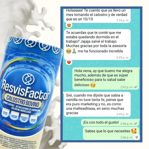 RevisFactor® Calostro Bovino Premium 🐮 - INVIMA