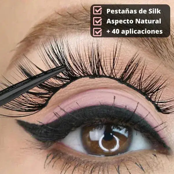 GlamMag™ | Pestañas Magnéticas Sin Pegamento + Delineador GRATIS ✨