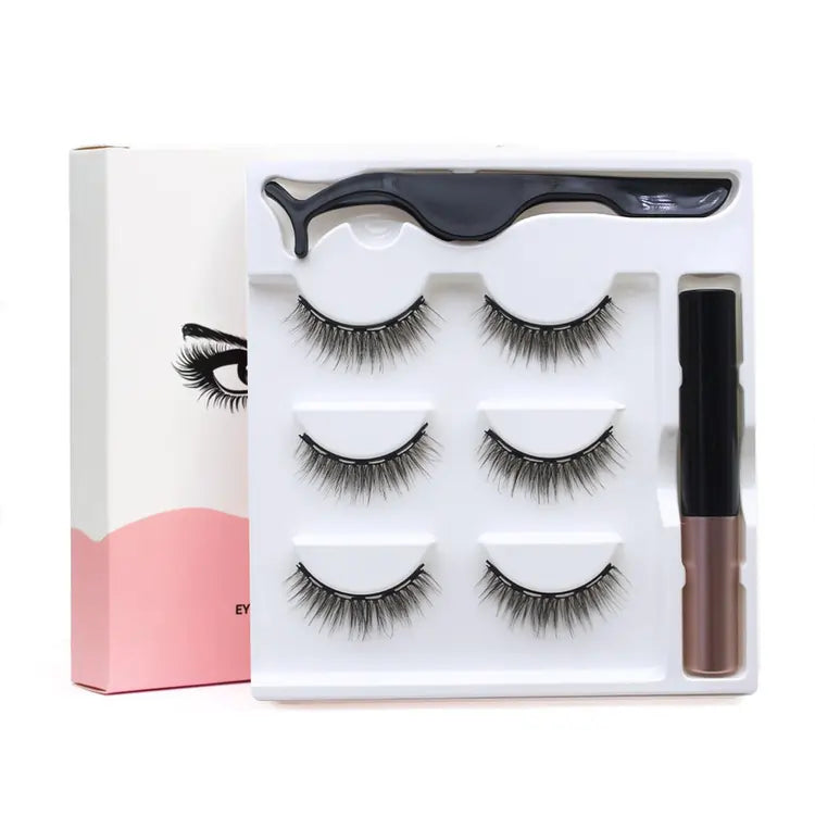 GlamMag™ | Pestañas Magnéticas Sin Pegamento + Delineador GRATIS ✨