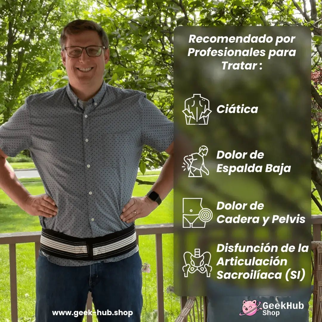 Cinturón Dainely® Alivio Dolor Ciática y Lumbar + ENVÍO GRATIS - GeekHub Shop