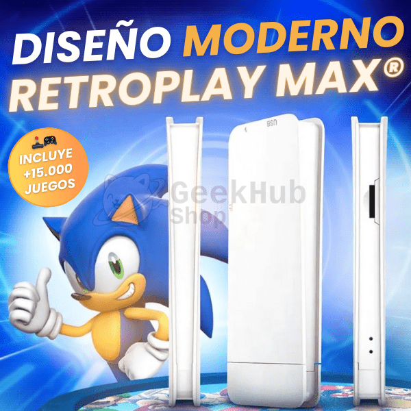 Consola RetroPlay MAX® - GeekHub Shop