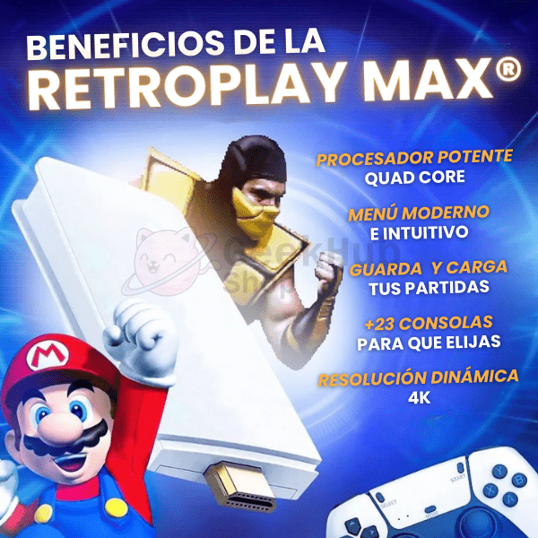 Consola RetroPlay MAX® - GeekHub Shop