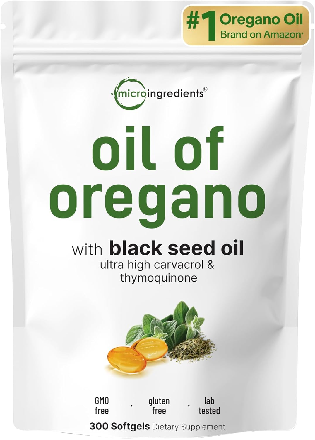 MicroIngredientes Aceite de Orégano y Semilla Negra 2 en 1 | Fortalece Tus Defensas y Recupera tu Piel