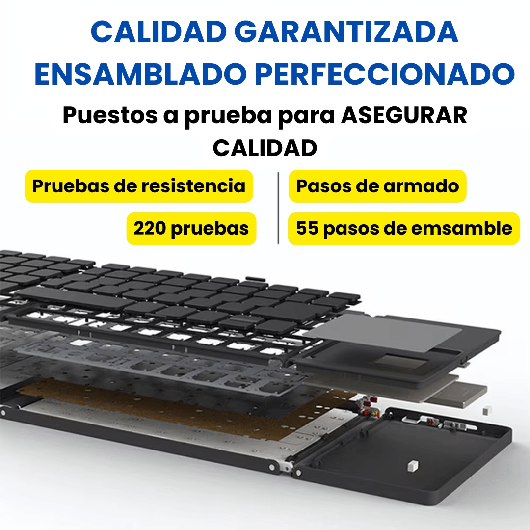 Miniteclado Inalámbrico Plegable TechFlex® + ENVÍO GRATIS - GeekHub Shop