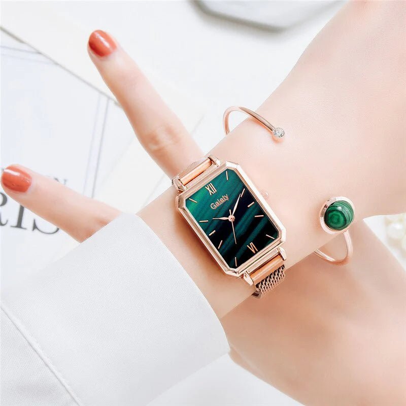 Reloj Gaiety® Green Luxe + ENVÍO GRATIS - GeekHub Shop