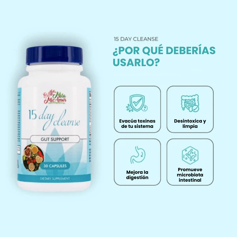 Reto Detox Day Cleanse® 15 Días x 30 Cápsulas - GeekHub Shop