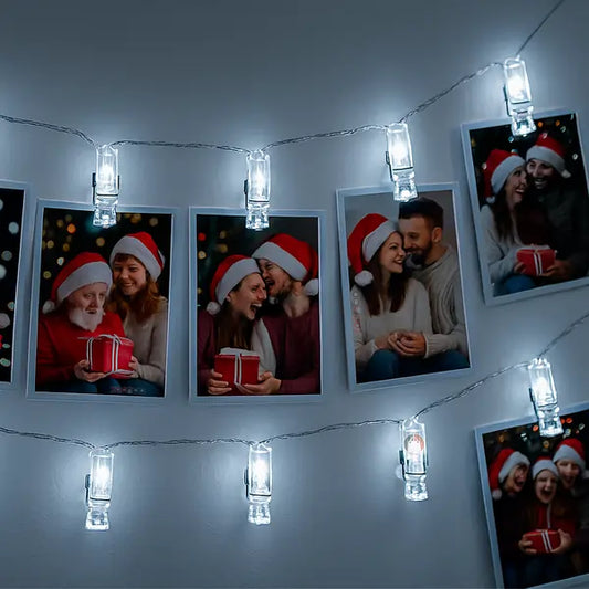 Cadena De Luces Led Con Pinzas Para Foto