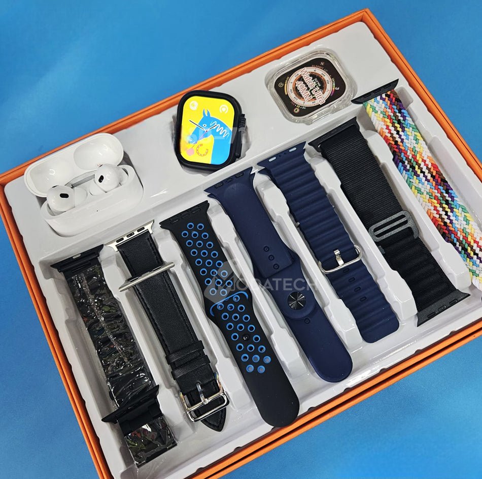 [8 REGALOS INCLUÍDOS] - Combo Smartwatch GearMax® + 7 Correas + Audífonos TWS® con ENVÍO GRATIS - GeekHub Shop