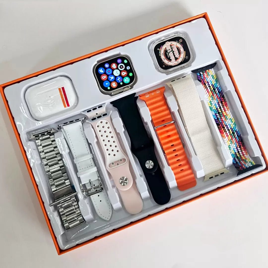 [8 REGALOS INCLUÍDOS] - Combo Smartwatch GearMax® + 7 Correas + Audífonos TWS® con ENVÍO GRATIS - GeekHub Shop