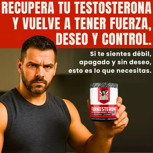 Turkesterona Pura | Aumenta Tu Testosterona y Domina Tu Cuerpo
