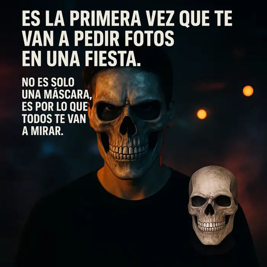 Máscara Calavera con Movimiento Real | Toma el Control de Halloween