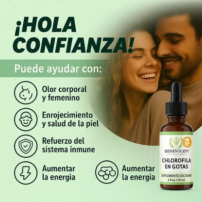 Clorofila en Gotas Benevolent® | Aplana tu Abdomen Sin Dietas Extremas