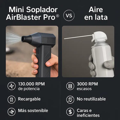 Mini Soplador AirBlaster Pro® | Limpieza Potente en Segundos