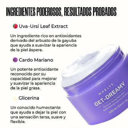 Get Dreamy – Crema Reafirmante Nocturna | Despierta con tu Piel Renovada