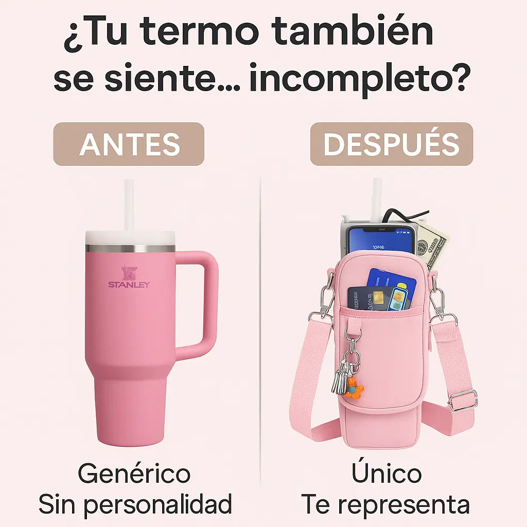 StanleyBag® Funda para Termo Stanley | Protege tu Botella. Refleja tu Estilo