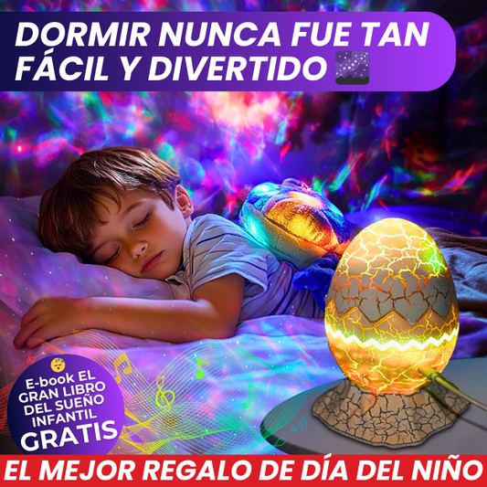 DinoEgg® Parlante Proyector de Galaxias