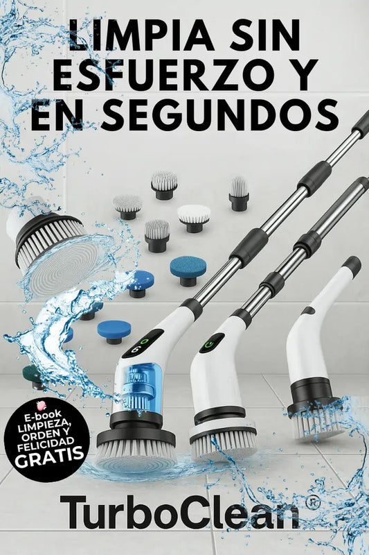 TurboClean® | Cepillo Giratorio 9 en 1