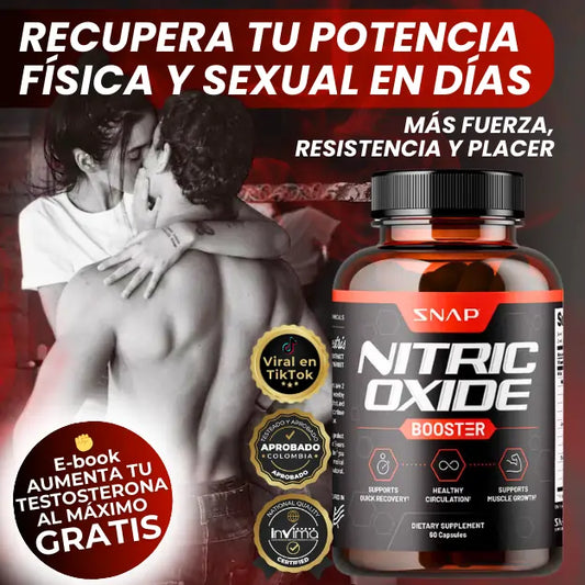 Potenciador Óxido Nítrico SNAP® | Desarrollo Muscular y Aumento de Desempeño
