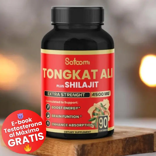 🔥 Potencia tu Testosterona | Tongkat Ali con Shilajit Satoomi®