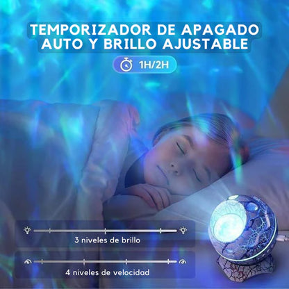 DinoEgg® Parlante Proyector de Galaxias