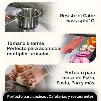 Combo CorteFácil™ – Tabla de Acero + Afilador de Cuchillos GRATIS